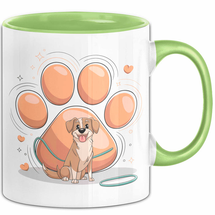 Hundetrainer Tasse Geschenk Lustige Geschenkidee Spruch Für Hunde Coaches Grün Trendation