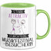 Musikfestival-Besucherin Tasse Geschenk Becher Stark Attraktiv Furchtlos Musikfestival-Besucherin Lustige Geschenkidee Grün Trendation