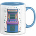 Arcade Enthusiast Tasse Geschenk Lustige Geschenkidee Spruch Für Highscore Jäger Blau Trendation