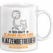 Katzenbetreuer Geschenk Tasse So Gut Kann Nur Ein Katzenbetreuer Aussehen Geschenkidee Kaffee-Becher Weiß Trendation