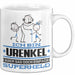 Urenkel Geschenk Tasse Ich Bin Urenkel Aber Sag Doch Einfach Superheld Lustige Geschenkdiee für Urenkel Kaffee-Becher Weiß Trendation