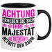 Patentante Geschenk Tasse Spruch Geschenkidee Beste Patentante Achtung Erheben Sie Sich Ihre Majestät Die Patentante Betritt Den Raum Schwarz Trendation