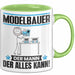 Modelbauer Tasse Geschenk für Modelbauer Der Mann Der Alles Kann Geschenkidee zum Geburtstag Grün Trendation