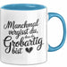 Frauentag Tasse Geschenk Lustige Geschenkidee Spruch Manchmal Vergisst Du Dass Du Großartig Bist Blau Trendation