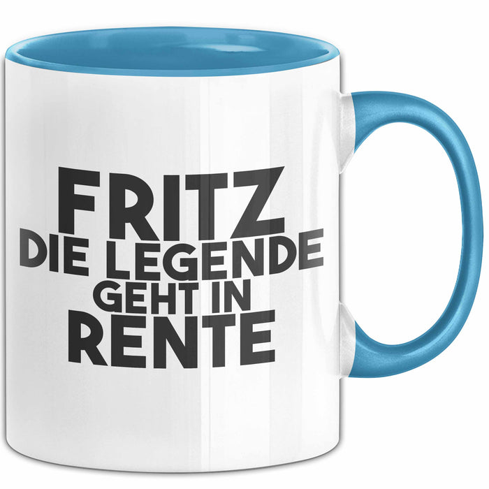 Fritz Tasse Fritz – Die Legende Geht In Rente Geschenk
