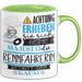 Rennfahrerin Tasse Geschenk Lustiger Spruch Bitte Erheben Sie Sich Seine Majestät Die Rennfahrerin Betritt Den Raum Grün Trendation