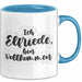 Elfriede Tasse Ich Elfriede, Bin Vollkommen Geschenk Blau Trendation