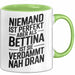 Bettina Tasse Geschenk Niemand Ist Perfekt Bettina Verdammt Nah Dran Geschenkidee Grün Trendation