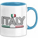 Italien Italien Karte Tasse Geschenk Lustige Geschenkidee Spruch Italien Blau Trendation