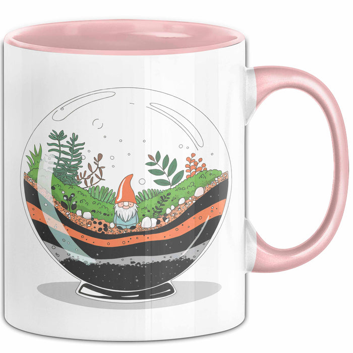 Terrarium Bauer Tasse Geschenk Lustige Geschenkidee Spruch Für Mini Welt Erschaffer Rosa Trendation