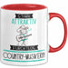 Country-Musikerin Tasse Geschenk Becher Stark Attraktiv Furchtlos Country-Musikerin Lustige Geschenkidee Rot Trendation
