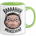 Antisozial Tasse Geschenk Baaahhh Menschen Geschenkidee Lustig Sarkasmus Grün Trendation