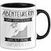 Abenteurerin Und Prinzessin Tasse Geschenk Für Eine Abenteurerin Geburtstag Was Ist Deine Superkraft Trendation