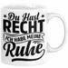 Ehemann Tasse Geschenk Ehefrau Geschenkidee Du Hast Recht Ich Hab Meine Ruhe Geschenkidee Arbeitskollege Kaffee-Becher Weiß Trendation