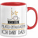 Geschenk für Pilates-Enthusiastin Tasse Lustige Geschenkidee Geburtstag Ich Bin Pilates-Enthusiastin Ich Darf Das Rot Trendation