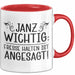 Kollege Tasse Geschenk Janu Wichtig Fresse Halten Ist Angesagt Rot Trendation