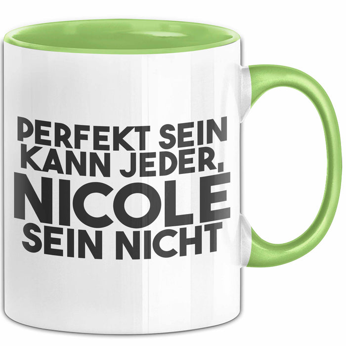 Nicole Tasse Perfekt Sein Kann Jeder, Nicole Sein Nicht Geschenk