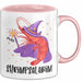 Shrimp-Liebhaber Tasse Geschenk Shrimpsalabim Geschenkidee Zauberer Becher Rosa Trendation