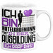 Hotelkaufmann Ausbildung Tasse Geschenk Ich Bin Hotelkaufmann In Der Ausbildung Ich Darf Das Geschenkidee Spruch Weiß Trendation