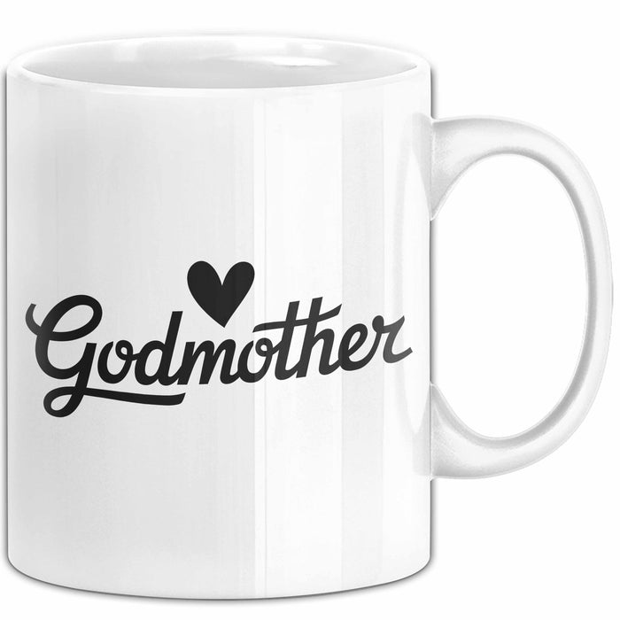 Patentante Tasse Geschenk Godmother Geschenkidee Taufe Patenkind Weiß Trendation
