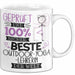 Beste Outdoor-Yoga-Lehrerin Der Welt Tasse Geschenk für Eine Outdoor-Yoga-Lehrerin Geprüft Und Sicher Geschenkidee Geburtstag Weihnachten Weiß Trendation