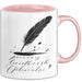 Dichter Tasse Geschenkidee für Reim und Versliebhaber Rosa Trendation