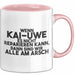 Kai-Uwe Tasse Wenn Kai-Uwe Nicht Repariert, Sind Wir Am Arsch Geschenk Rosa Trendation