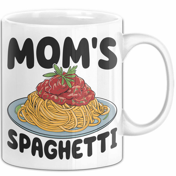 Spaghetti Tasse Für Frauen Und Männer Mom'S Spaghetti-Liebhaber Weiß Trendation