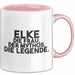 Elke Tasse Elke – Die Frau. Der Mythos. Die Legende. Geschenk Rosa Trendation