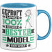 Model Geschenk Lustiger Spruch für Model Geschenkidee Bester Model Der Welt Blau Trendation
