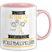 Volleyballspielerin Tasse Geschenk Becher Stark Attraktiv Furchtlos Volleyballspielerin Lustige Geschenkidee Rosa Trendation