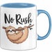 Faultier Tasse Geschenkidee Keine Eile für faule Faultiere Blau Trendation