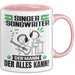 Singer-Songwriter Tasse Geschenk für Singer-Songwriter Der Mann Der Alles Kann Geschenkidee zum Geburtstag Rosa Trendation