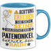 Patenonkel Geschenk Tasse Lustiger Spruch Erheben Sie Sich Der Patenonkel Betritt den Raum Blau Trendation