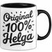 Helga Tasse Geschenk Original 100% Helga Geschenkidee Geburtstag Schwarz Trendation