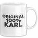 Karl Tasse Original 100% Karl Geschenk Weiß Trendation