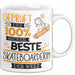 Beste Skateboarderin Der Welt Tasse Geschenk für Eine Skateboarderin Geprüft Und Sicher Geschenkidee Geburtstag Weihnachten Weiß Trendation
