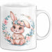 Kaninchen Hase Tierliebhaber Tasse Geschenk Lustige Geschenkidee Spruch Weiß Trendation