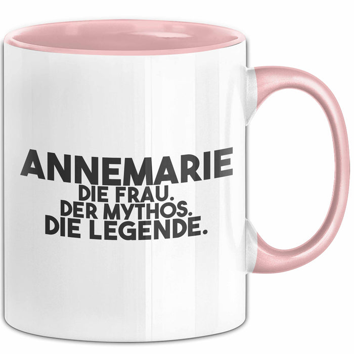 Annemarie Tasse Annemarie – Die Frau. Der Mythos. Die Legende. Geschenk Rosa Trendation