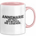 Annemarie Tasse Annemarie – Die Frau. Der Mythos. Die Legende. Geschenk Rosa Trendation
