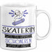 Skaterin Weil Es Keinen Schöneren Beruf Gibt Tasse Geschenk für Eine Skaterin Lustig Weiß Trendation