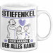 Stiefenkel Tasse Geschenk für Stiefenkel Der Mann Der Alles Kann Geschenkidee zum Geburtstag Weiß Trendation