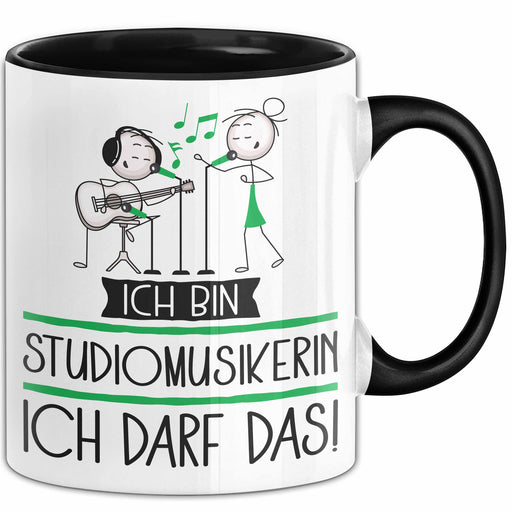 Geschenk für Studiomusikerin Tasse Lustige Geschenkidee Geburtstag Ich Bin Studiomusikerin Ich Darf Das Trendation