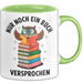 Buchleser Eule Lesen Tasse Geschenk Lustige Geschenkidee Spruch Nur Noch Ein Buch Versprochen Grün Trendation