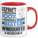 Windsurfer Geschenk Lustiger Spruch für Windsurfer Geschenkidee Bester Windsurfer Der Welt Rot Trendation