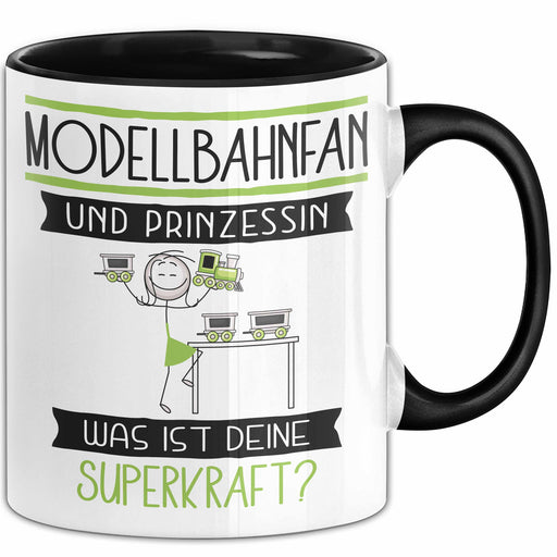 Modellbahnfan Und Prinzessin Tasse Geschenk Für Eine Modellbahnfan Geburtstag Was Ist Deine Superkraft Trendation