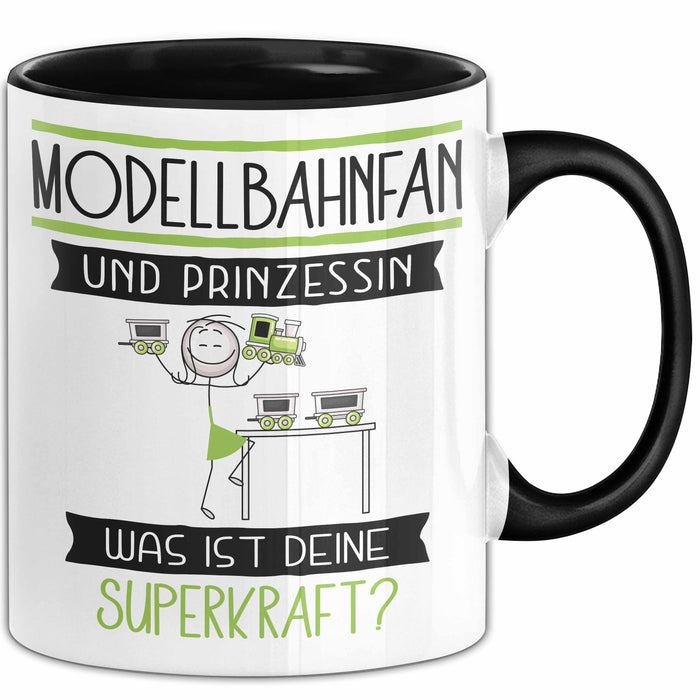Modellbahnfan Und Prinzessin Tasse Geschenk Für Eine Modellbahnfan Geburtstag Was Ist Deine Superkraft Trendation
