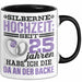 Ehemann Tasse Geschenk 25 Jahre Hochzeitstag Lustiger Spruch Seit 25 Jahren Habe ich den Da an der backe Silberhochzeit Schwarz Trendation