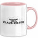 Klaus-Dieter Tasse Original 100% Klaus-Dieter Geschenk Rosa Trendation