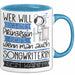 Songwriterin Tasse Geschenk Spruch Wer Will Schon Prinzessin Sein Wenn Man Auch Songwriterin Sein Kann Blau Trendation